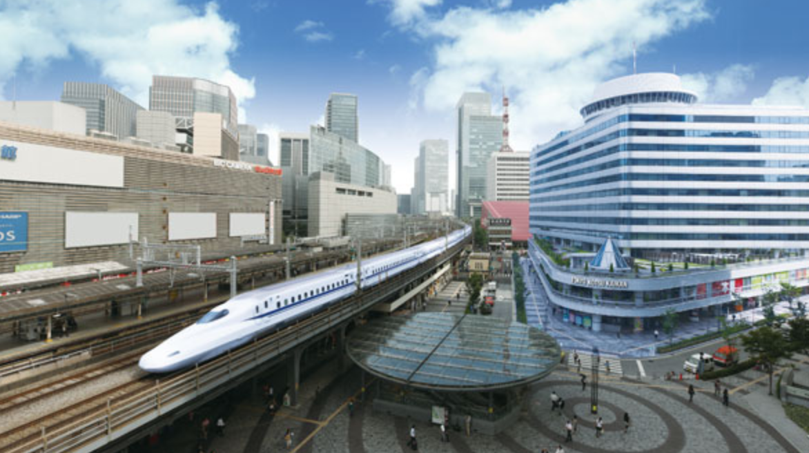 有楽町駅近く東京交通会館は新幹線や電車好きにはたまらないスポット