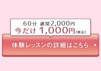 体験価格2,000円→今だけ1,000円に！