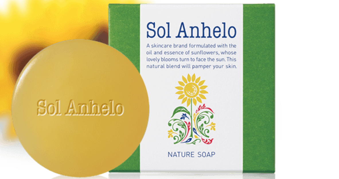 無添加石鹸ソルアネーロ(Sol Anhelo)ネイチャーソープのパッケージ画像。